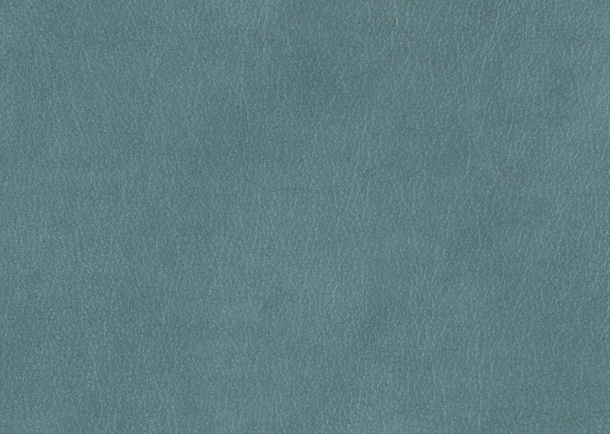 ECKSOFA in Echtleder Blau  - Blau/Bronzefarben, Design, Leder/Holz (314/176cm) - Valnatura