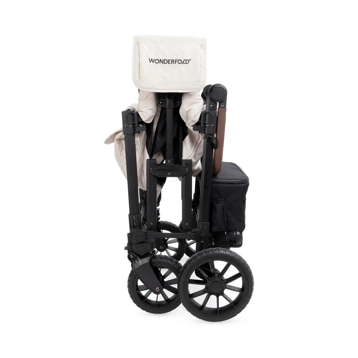 BOLLERWAGEN  W2 Luxe Pro   - Beige/Schwarz, Basics, Kunststoff/Textil (113/64/109cm) - WONDERFOLD