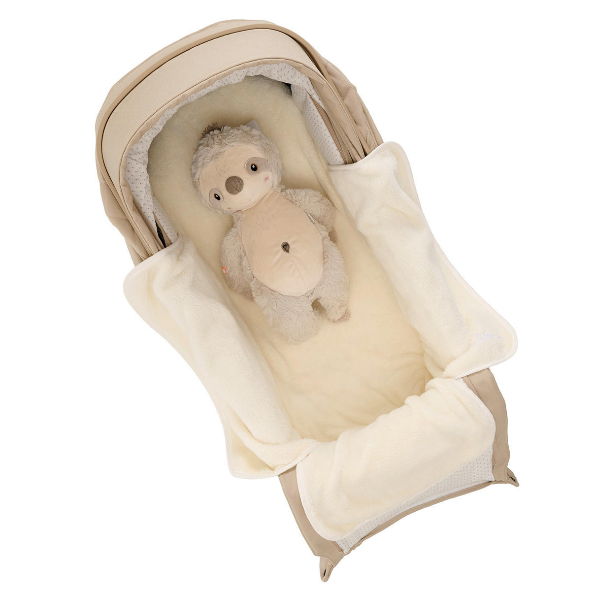 EINSCHLAGDECKE Kollektion 2026      - Perlmutt, Basics, Textil (86/92/3cm) - Hartan