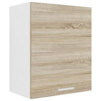Corp Superior De Bucătărie 50/60/31 cm   - stejar Sonoma/alb, Konventionell, metal/material pe bază de lemn (50/60/31cm) - MID.YOU