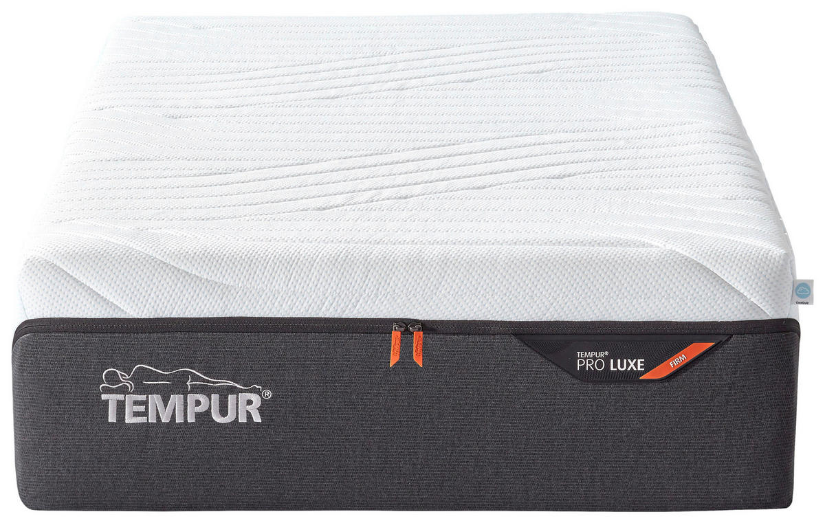 MATRATZE PRO LUXE FIRM Pro Luxe® Coolquilt 90/200 cm Höhe ca. 32 cm  funktional  - Weiss, Basics, Textil (90/200cm) - Tempur