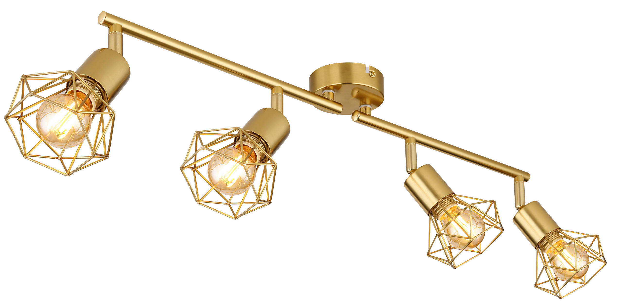 STRAHLER 60/8/19,5 cm   - Goldfarben, Design, Metall (60/8/19,5cm) - Globo