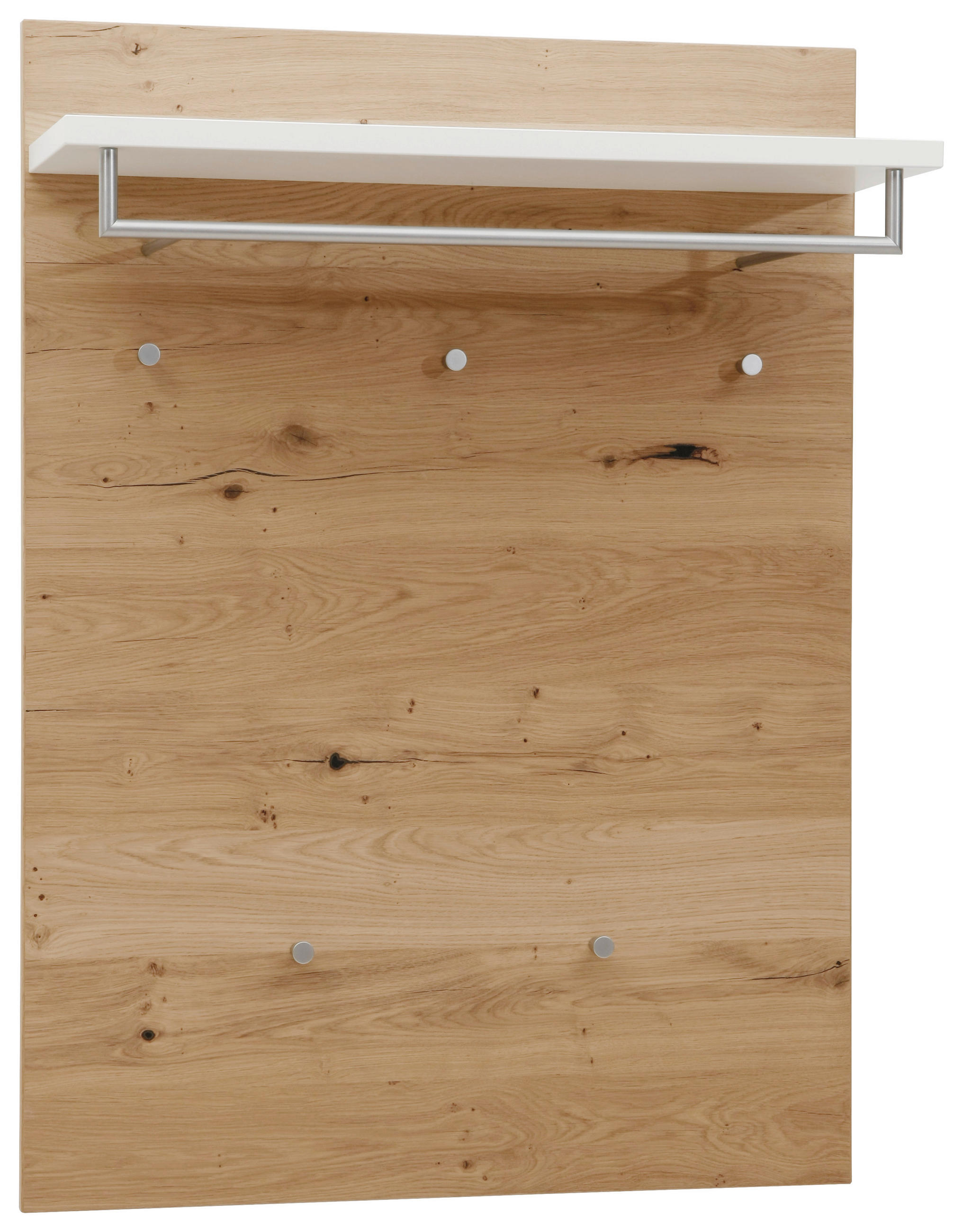 GARDEROBENPANEEL  in 80/109/27 cm  - Eichefarben/Weiß, Design, Holz/Holzwerkstoff (80/109/27cm) - Dieter Knoll