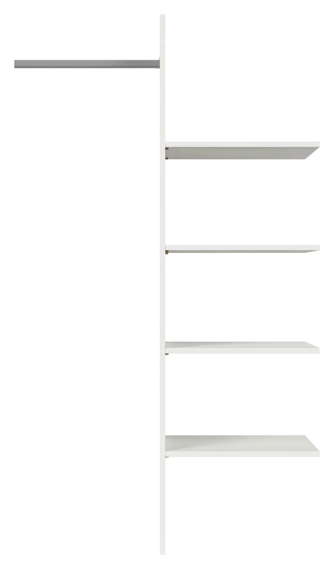INNENEINTEILUNG 86/148/52 cm Weiß  - Weiß, MODERN, Holzwerkstoff (86/148/52cm) - MID.YOU