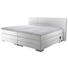 BOXSPRINGBETT 'PRINZ' H2 Lederlook 200/200 cm INKL. Matratze, gepolstertes Kopfteil, Topper, motorische Verstellbarkeit - Silberfarben/Weiß, MODERN, Textil (200/200cm) - Novel BOXSPRINGBETT 'PRINZ' H2 Lederlook 200/200 cm INKL. Matratze, gepolstertes Kopfteil, Topper, motorische Verstellbarkeit - Silberfarben/Weiß, MODERN, Textil (200/200cm) - Novel
