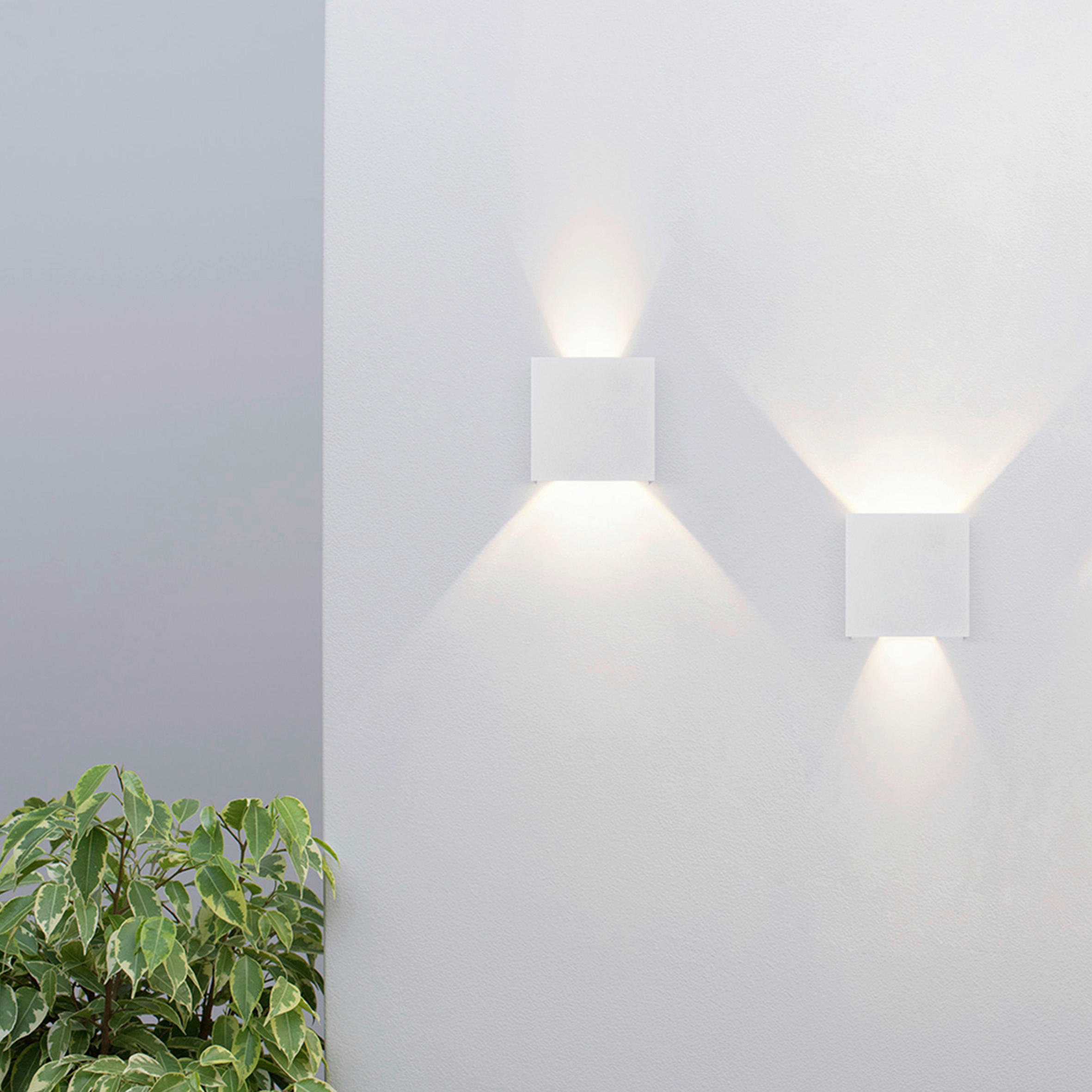 Thumbnail - Maytoni AUßENWANDLEUCHTE, Weiß, Metall, G, 10x10x10 cm, CE, schwenkbar, horizontal und vertikal aufstellbar, Lampen & Le...