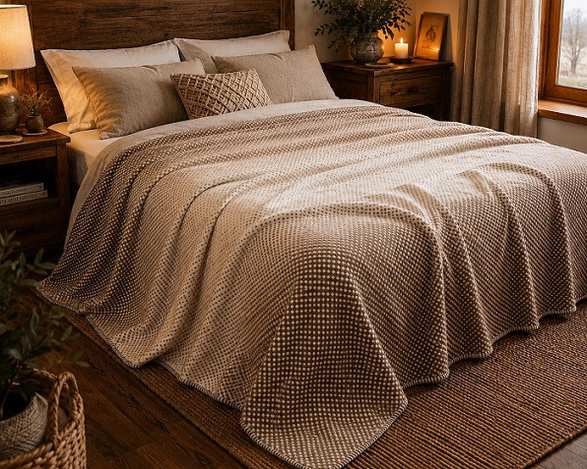 ODEJA  NELA  150/200 cm       rjava  - rjava, Basics, tekstil (150/200cm) - Novel