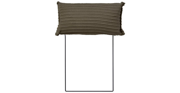 KOPFSTÜTZE in Cord  - Braun, KONVENTIONELL, Textil (50/25/15cm) - Carryhome