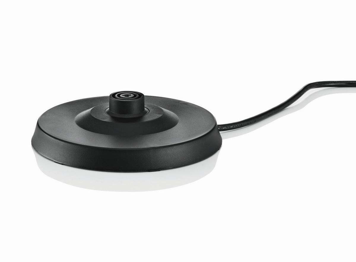WASSERKOCHER GOURMETmaxx 1,8 L  - Edelstahlfarben/Schwarz, Basics, Kunststoff/Metall (21,4/16,3/24,5cm) - GOURMETMAXX