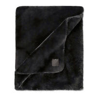 PLAID J!Sleek 150/200 cm  - Schwarz, Design, Textil (150/200cm) - Joop!