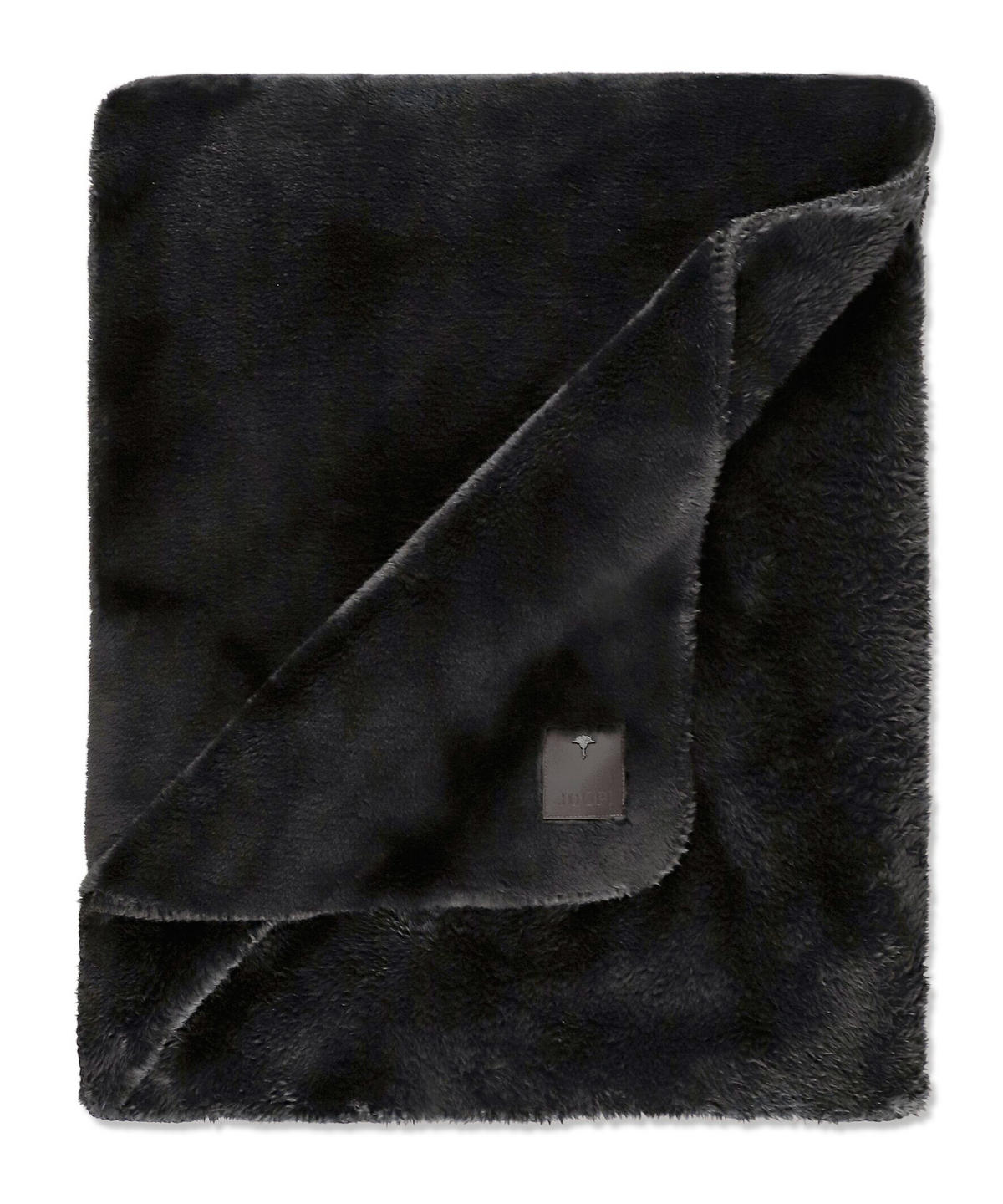 PLAID J!Sleek 150/200 cm  - Schwarz, Design, Textil (150/200cm) - Joop!