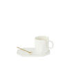 BECHER  - Weiss, Basics, Keramik (17,8/12,2/8cm) - Ambia Home