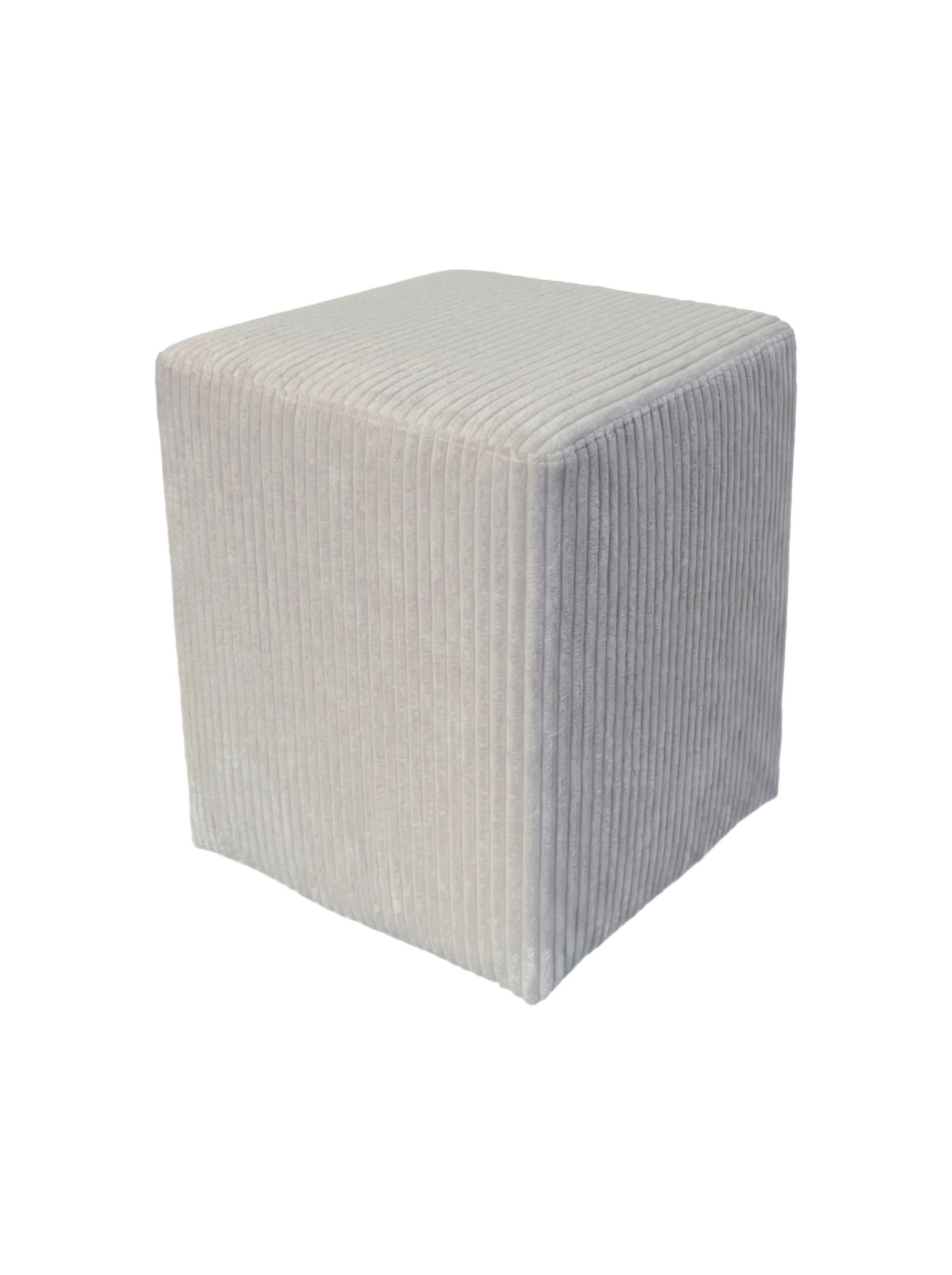 POUF Grau Textil  - Grau, Design, Textil (35/46/35cm) - MID.YOU