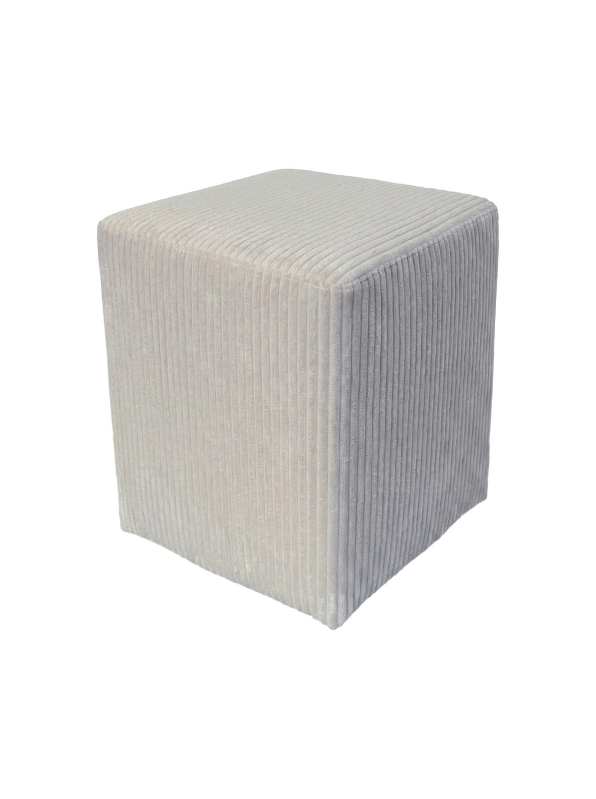 POUF Grau Textil  - Grau, Design, Textil (35/46/35cm) - MID.YOU