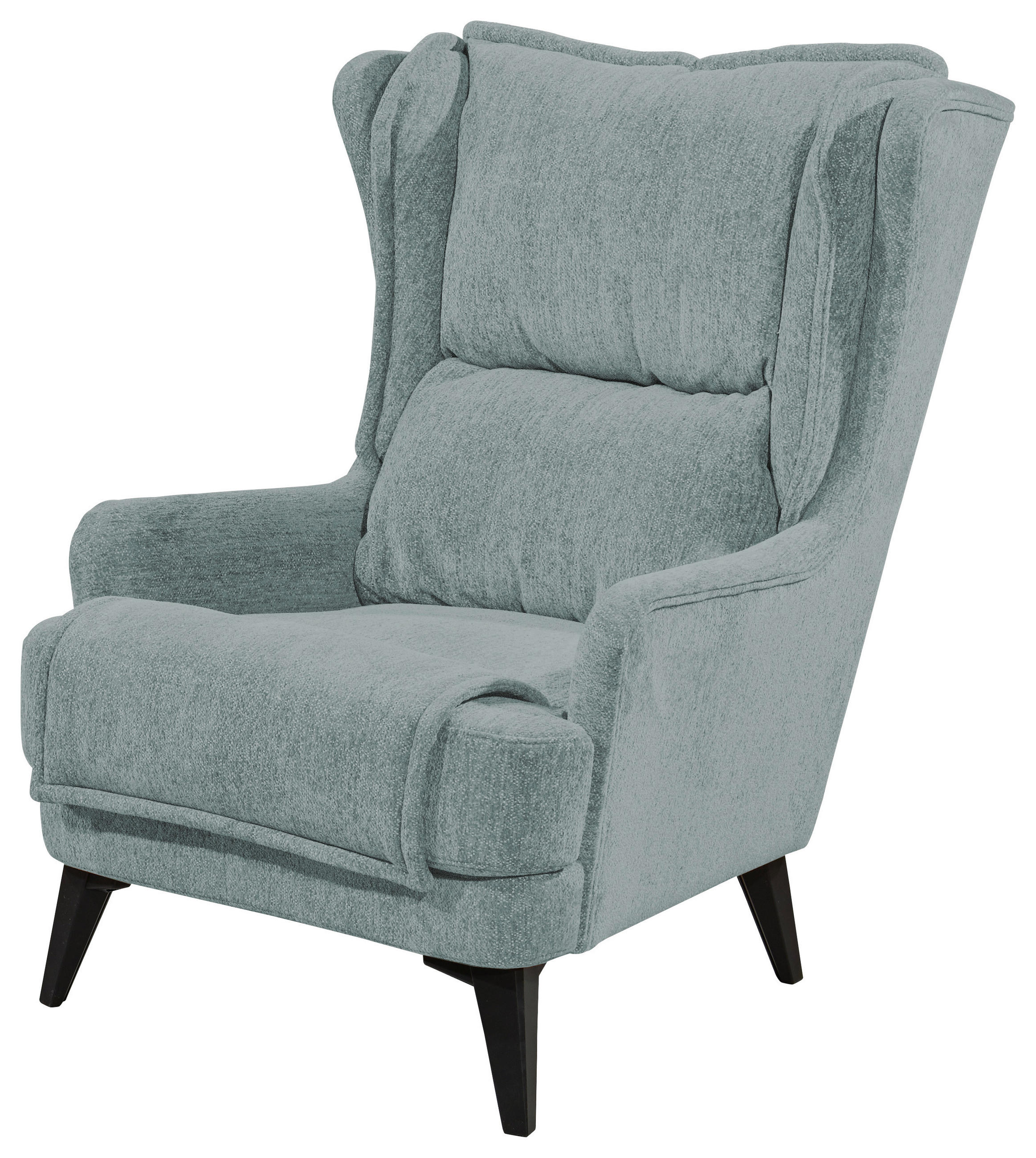 NASLONJAČ tekstil, drvni materijal  boje mente   - boje mente/crna, Moderno, drvni materijal/tekstil (86/104/109cm) - MID.YOU