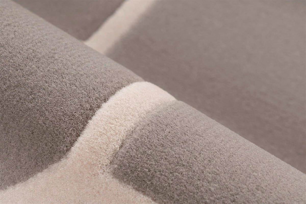 FLACHWEBETEPPICH  Wohnzimmer 80/300 cm Taupe, Elfenbein rechteckig  - Taupe/Elfenbein, Basics, Textil (80/300cm) - Kayoom