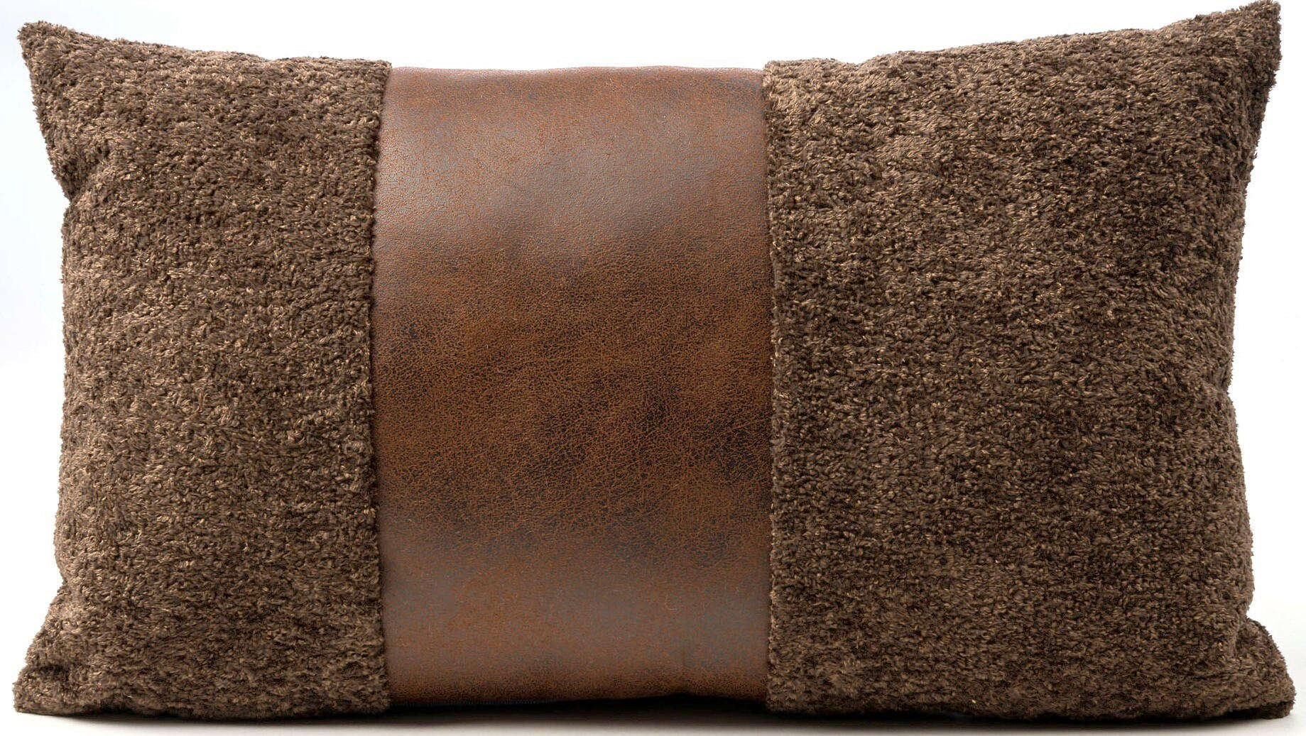 ZIERKISSEN   30/50 cm   - Dunkelbraun, Basics, Textil (30/50cm) - Novel
