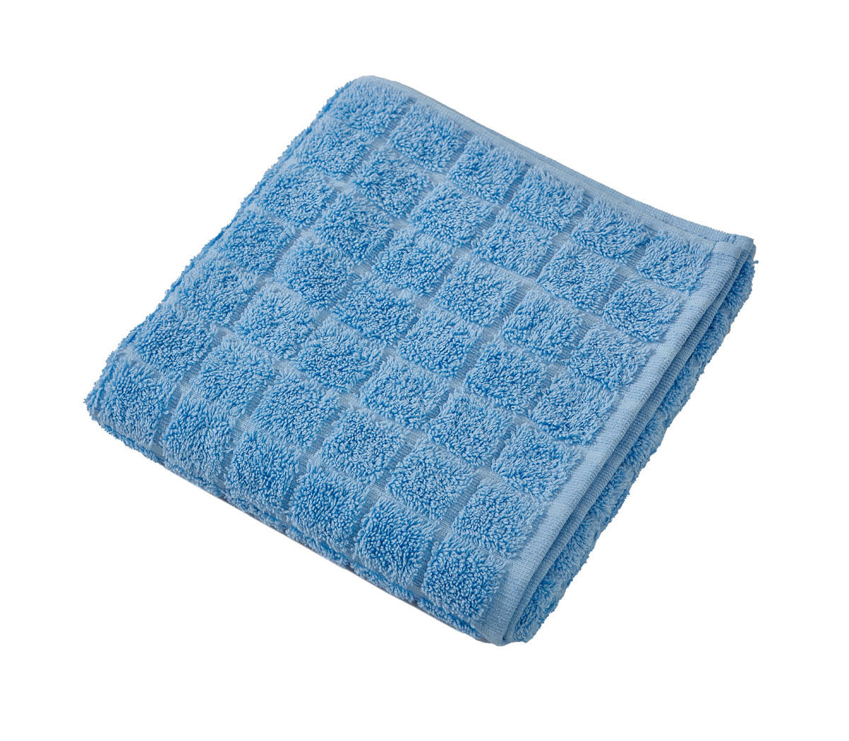 PEŠKIR ZA RUKE SQUARES  svetloplava 70/130 cm  - svetloplava, Konvencionalno, tekstil (70/130cm) - Boxxx