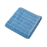 PEŠKIR ZA RUKE SQUARES  svetloplava 70/130 cm  - svetloplava, Konvencionalno, tekstil (70/130cm) - Boxxx