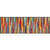 LÄUFER 60/180 cm Mikado Stripes Multicolor  - Multicolor, KONVENTIONELL, Kunststoff/Textil (60/180cm) - wash+dry