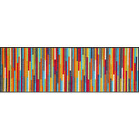 LÄUFER 60/180 cm Mikado Stripes  - Multicolor, KONVENTIONELL, Kunststoff/Textil (60/180cm) - wash+dry