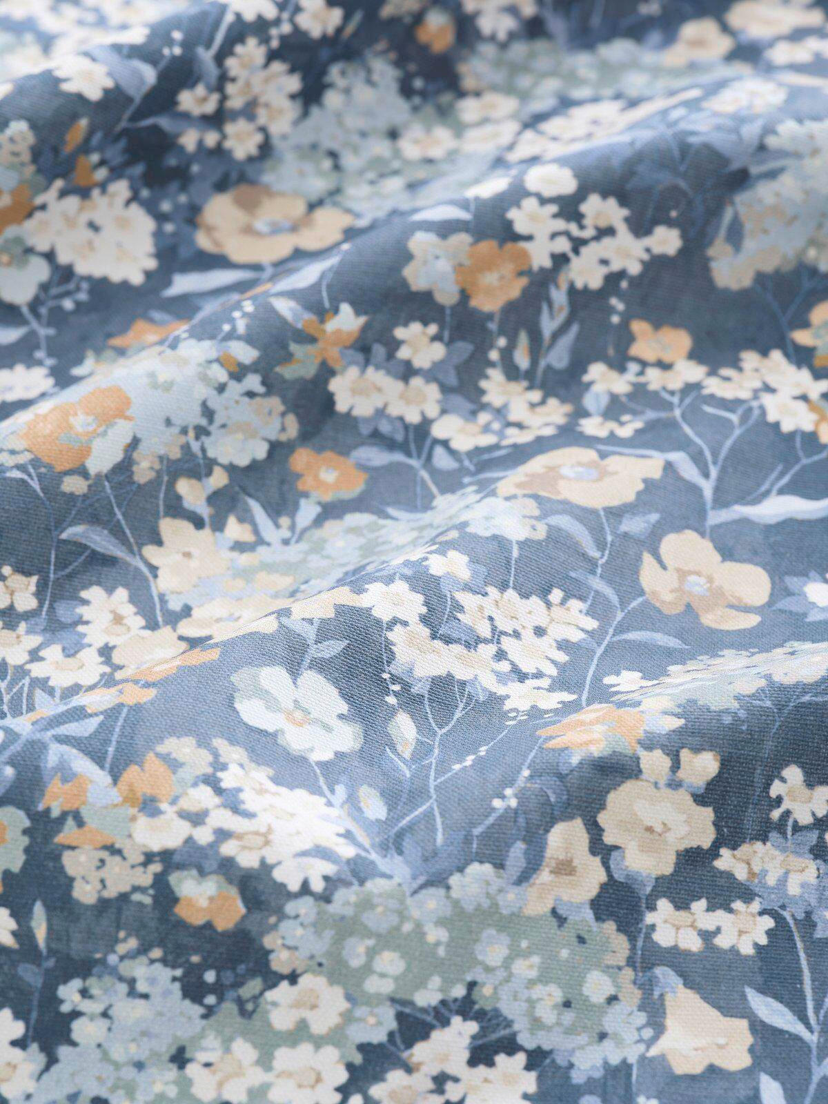 FERTIGVORHANG halbtransparent  - Blau, Design, Textil (135/280cm) - Svanefors