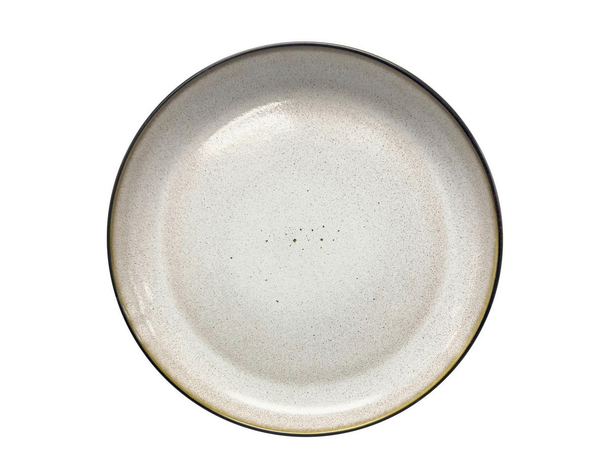 DESSZERTES TÁNYÉR 21 cm  - homok, Design, kerámia (21cm) - Novel