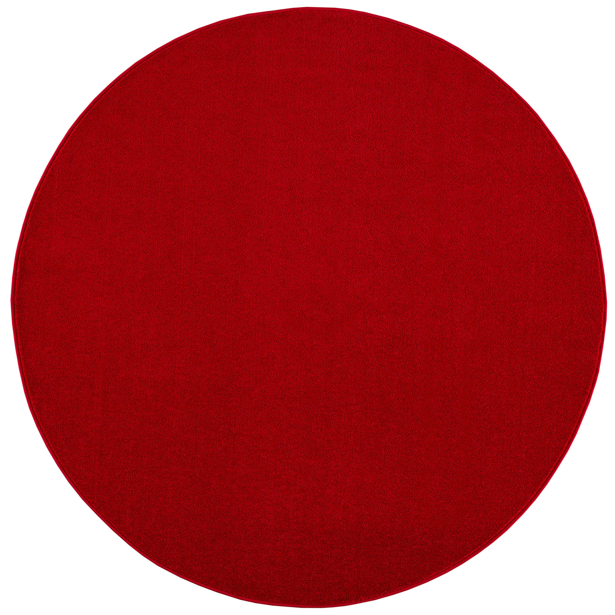 WEBTEPPICH 80 cm Uni Rot  - Rot, LIFESTYLE, Kunststoff/Textil (80cm) - Novel