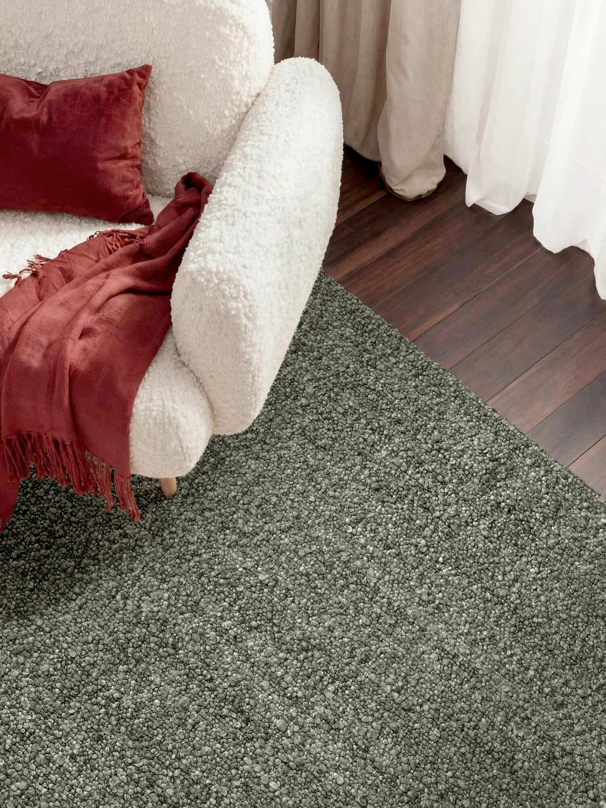 WEBTEPPICH 120/170 cm Notting Hill Dunkelgrün  - Dunkelgrün, Basics, Textil (120/170cm) - Ted Baker