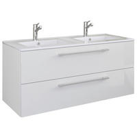 WASCHTISCHKOMBI 111 cm  - Weiß/Grau, MODERN, Keramik/Holzwerkstoff (111cm) - MID.YOU