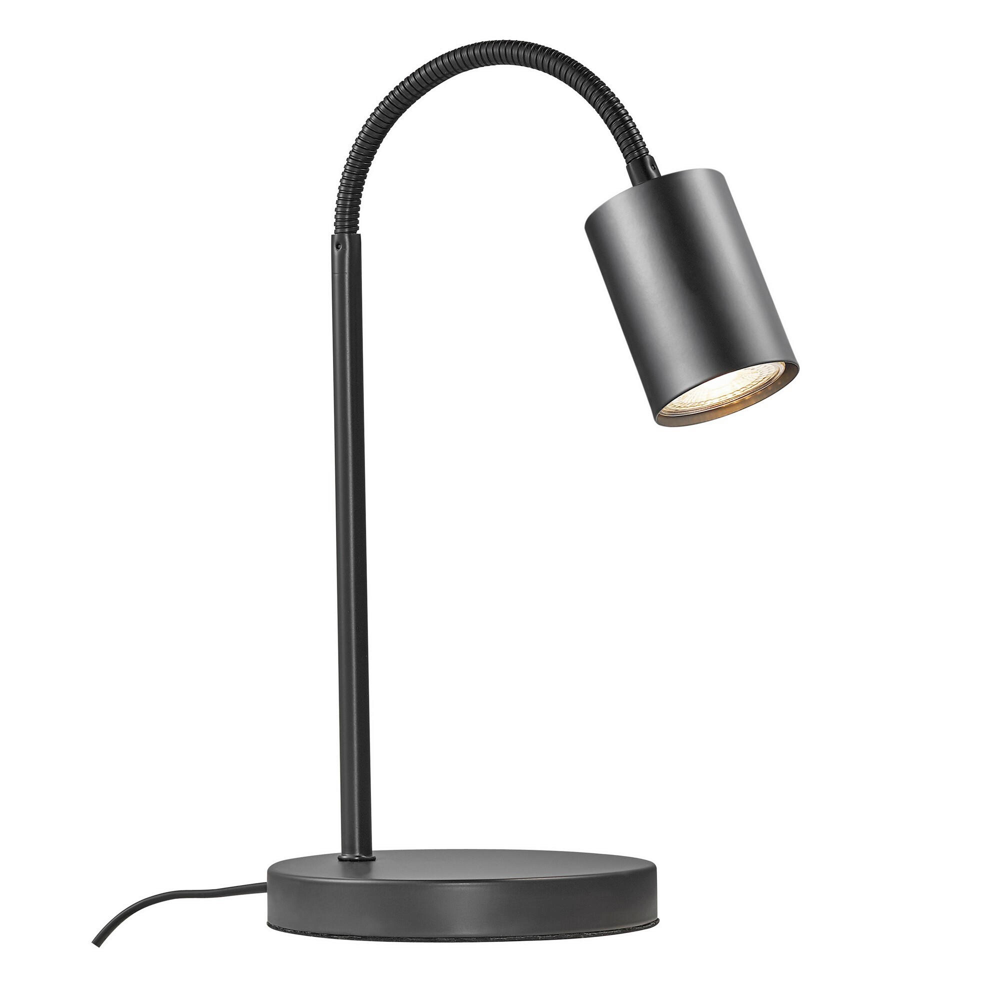 TISCHLEUCHTE Explore 55/15/24 cm  - Schwarz, Design, Metall (55/15/24cm) - Nordlux