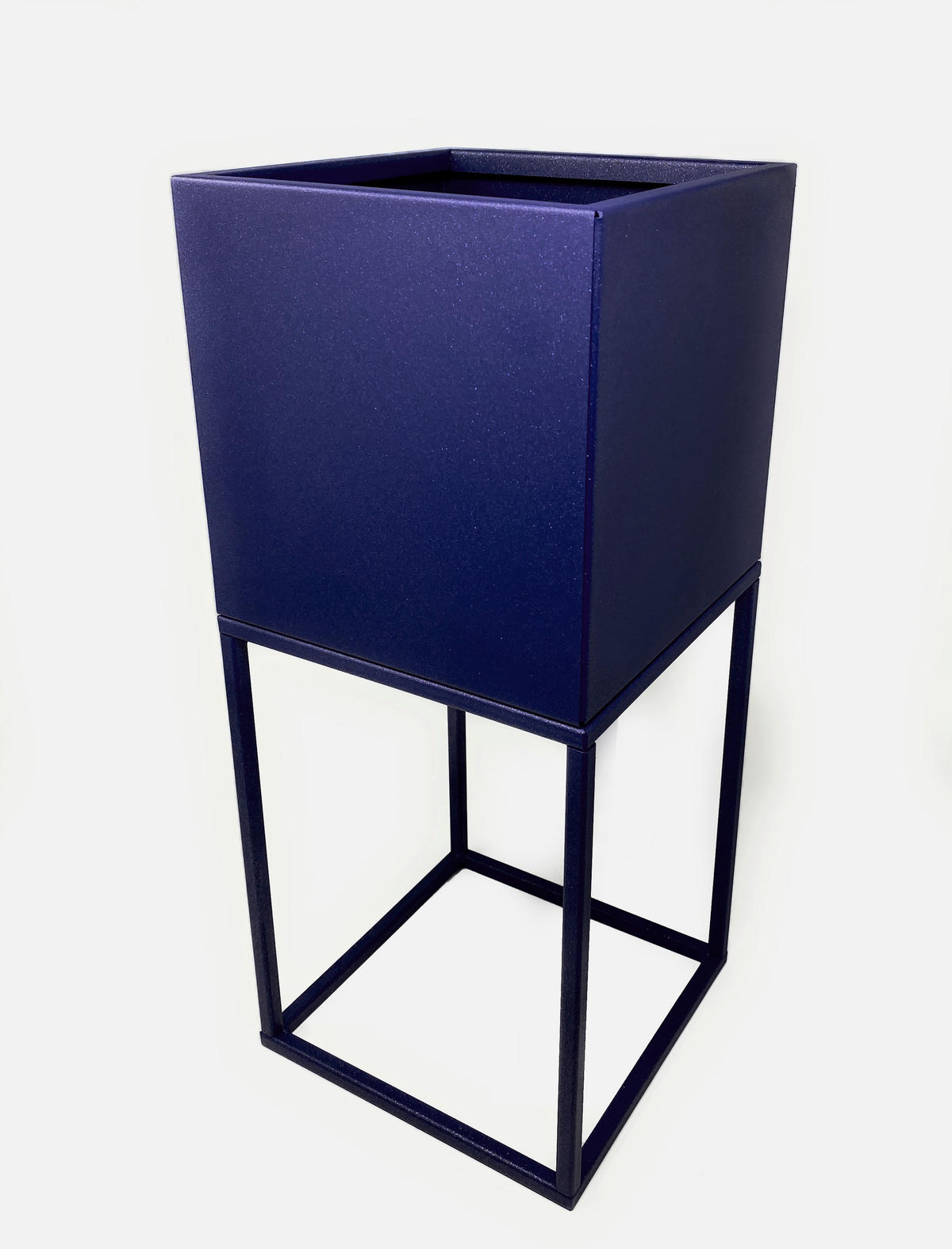 BLUMENSTÄNDER Metall  - Dunkelblau, Basics, Metall (19/67/19cm)