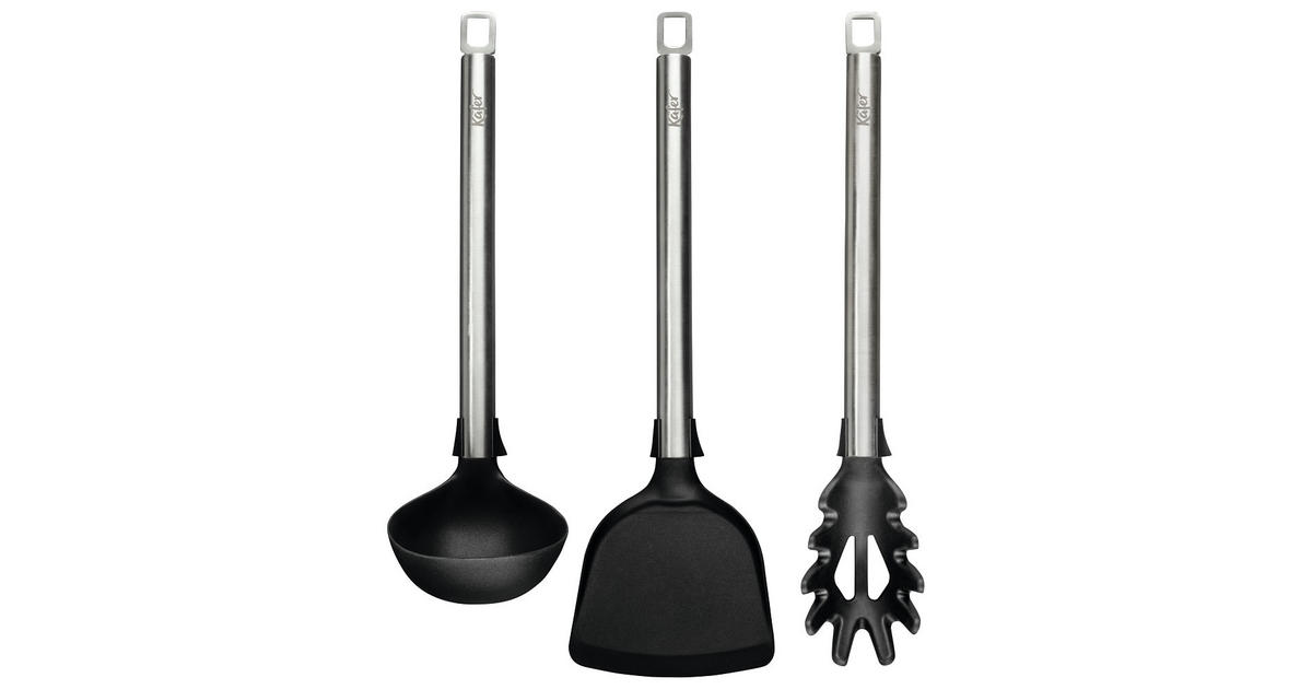 KÄFER Küchenhelferset 3-teilig Edelstahl Silikon
