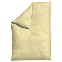 BETTDECKENBEZUG Makosatin 135-140/200 cm  - Gelb, Basics, Textil (135-140/200cm) - Schlafgut