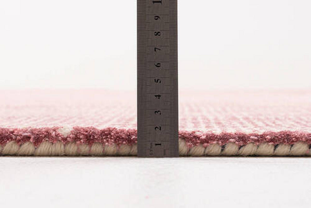 RUČNO TKANI TEPIH 160/230 cm   ružičasta   - ružičasta, Basics, tekstil (160/230cm) - Tom Tailor