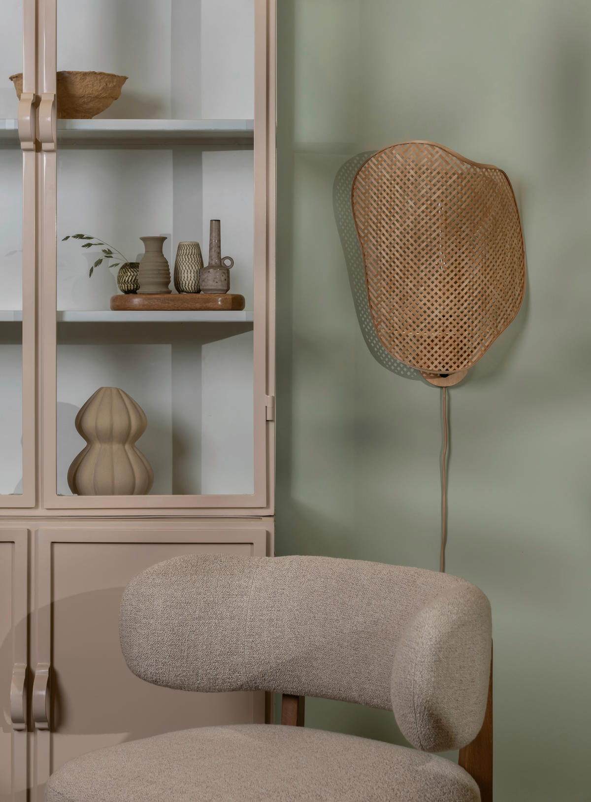 WANDLEUCHTE 40/10/50 cm   - Naturfarben, Basics, Naturmaterialien (40/10/50cm) - Good & Mojo