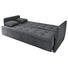 SCHLAFSOFA in Textil, Holzwerkstoff Anthrazit - Anthrazit/Silberfarben, MODERN, Holzwerkstoff/Kunststoff (216/95/95cm) - Carryhome SCHLAFSOFA in Textil, Holzwerkstoff Anthrazit - Anthrazit/Silberfarben, MODERN, Holzwerkstoff/Kunststoff (216/95/95cm) - Carryhome