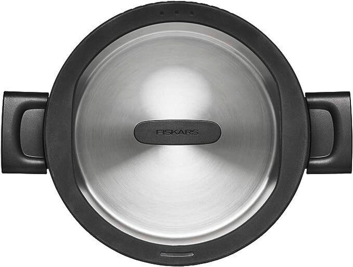 LONEC  FISKARS HARD FACE  5 l  kovina  22 cm  - barve nerjavečega jekla, Basics, kovina/umetna masa (22cm) - Fiskars