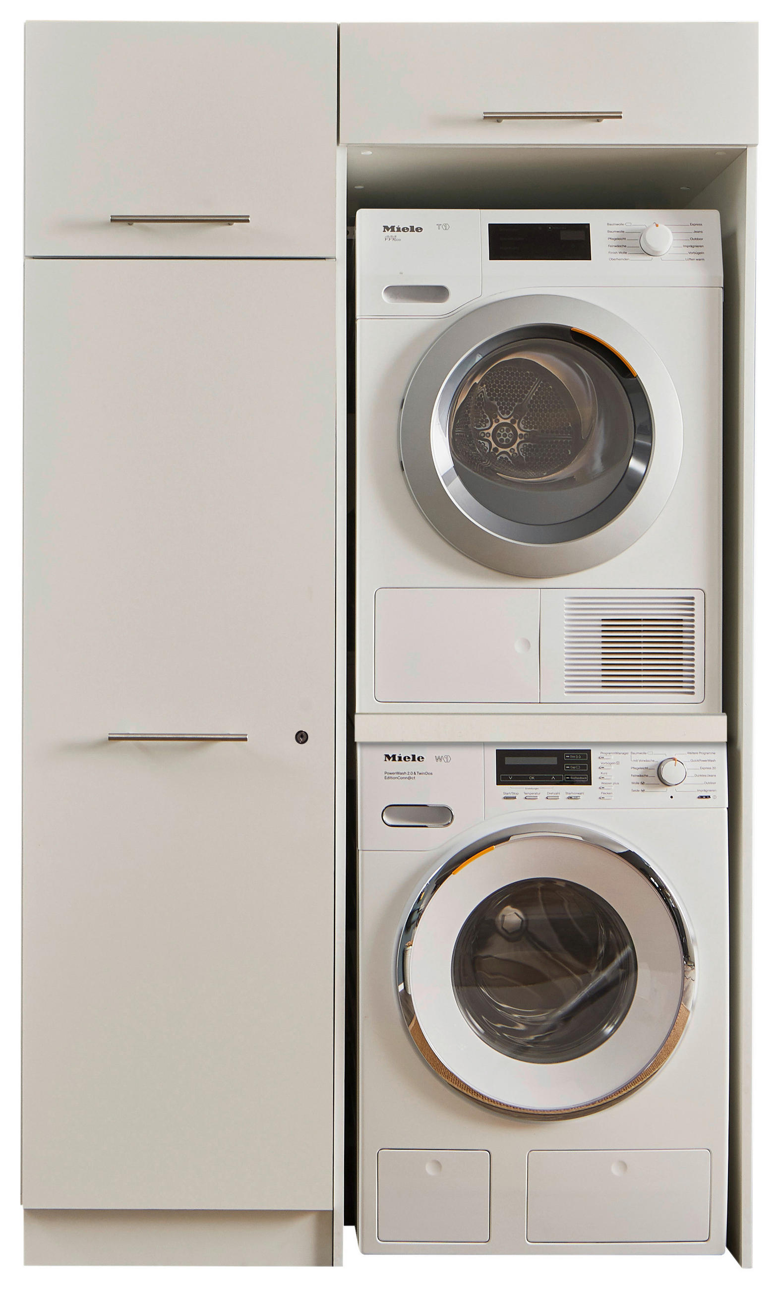 XXXLutz Hauswirtschaftsraum Laundreezy Weiß 117.5x200x67.5 cm