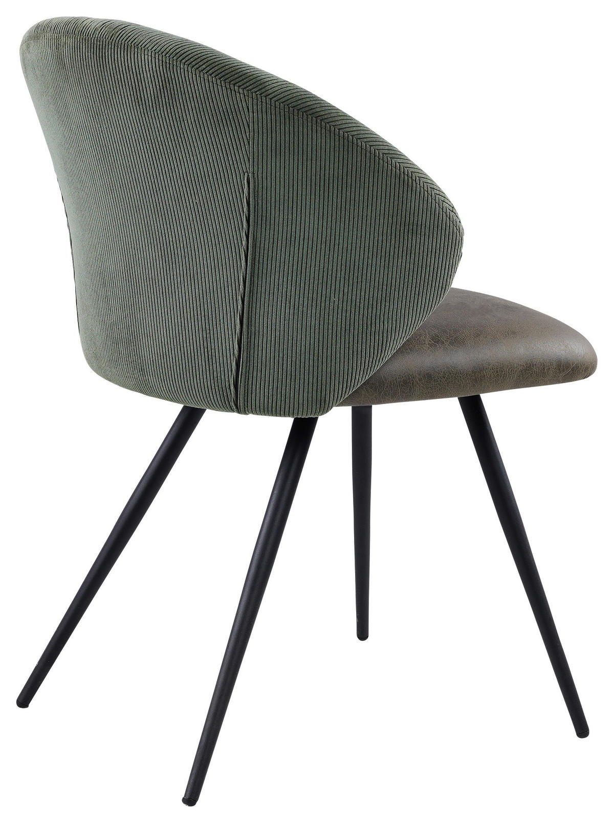 SCAUN in metal, textil verde închis  - verde închis/negru, Modern, metal/textil (57/80,5/62cm) - MID.YOU