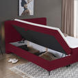 BOXBETT 160/200 cm  in Rot  - Rot/Schwarz, Design, Holz/Holzwerkstoff (160/200cm) - Xora