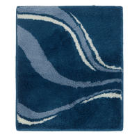 KOBEREC DO KOUPELNY, 55/65 cm - tmavě modrá, Design, textil/plast (55/65cm) - Kleine Wolke