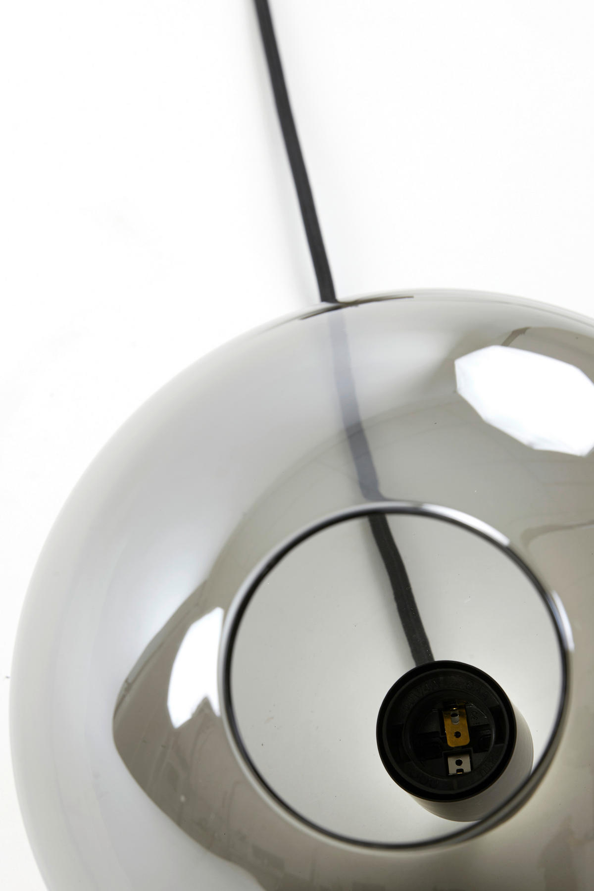 HÄNGELEUCHTE 30/28 cm   - Grau, Design, Glas (30/28cm) - Light & Living