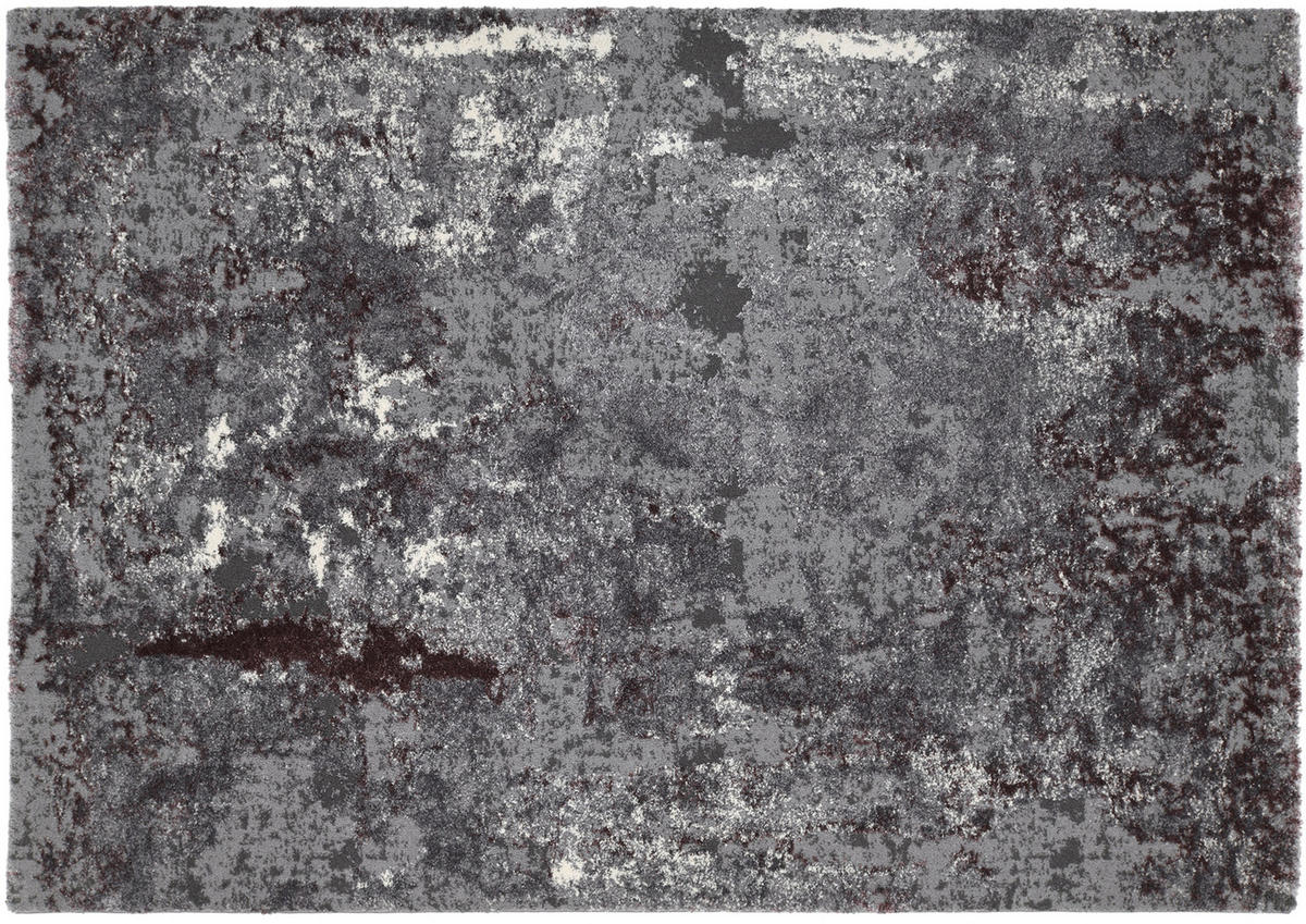 VINTAGE-TEPPICH 65/130 cm Timeline Quantum Aubergine, Beige  - Beige/Aubergine, Design, Textil (65/130cm) - Novel