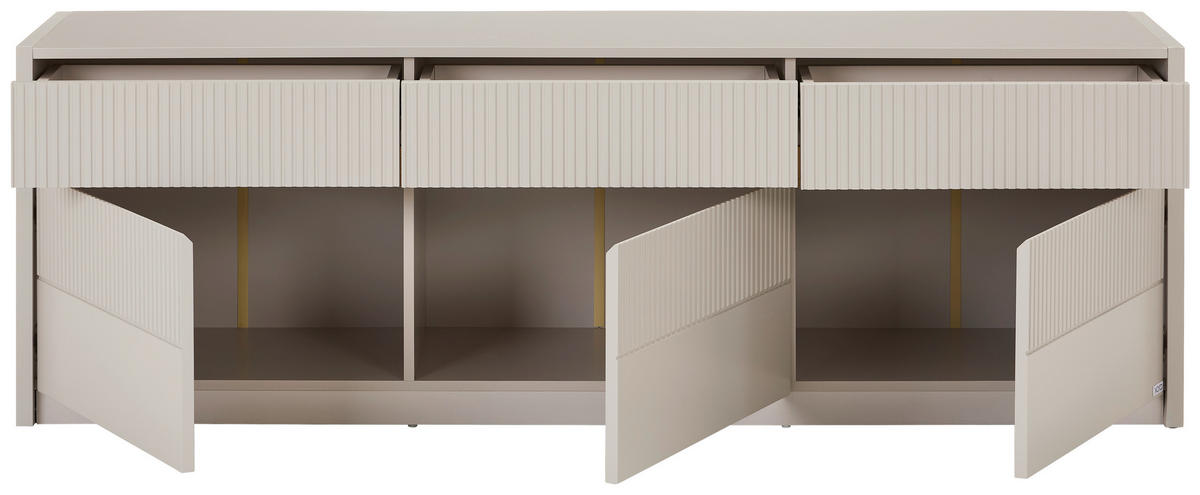 LOWBOARD  in 173/57/40 cm  - Kaschmir/Eichefarben, Trend, Holzwerkstoff (173/57/40cm) - Xora
