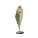 DEKOFEDER  - Goldfarben, LIFESTYLE, Kunststoff (11,8/42/7cm) - Ambia Home