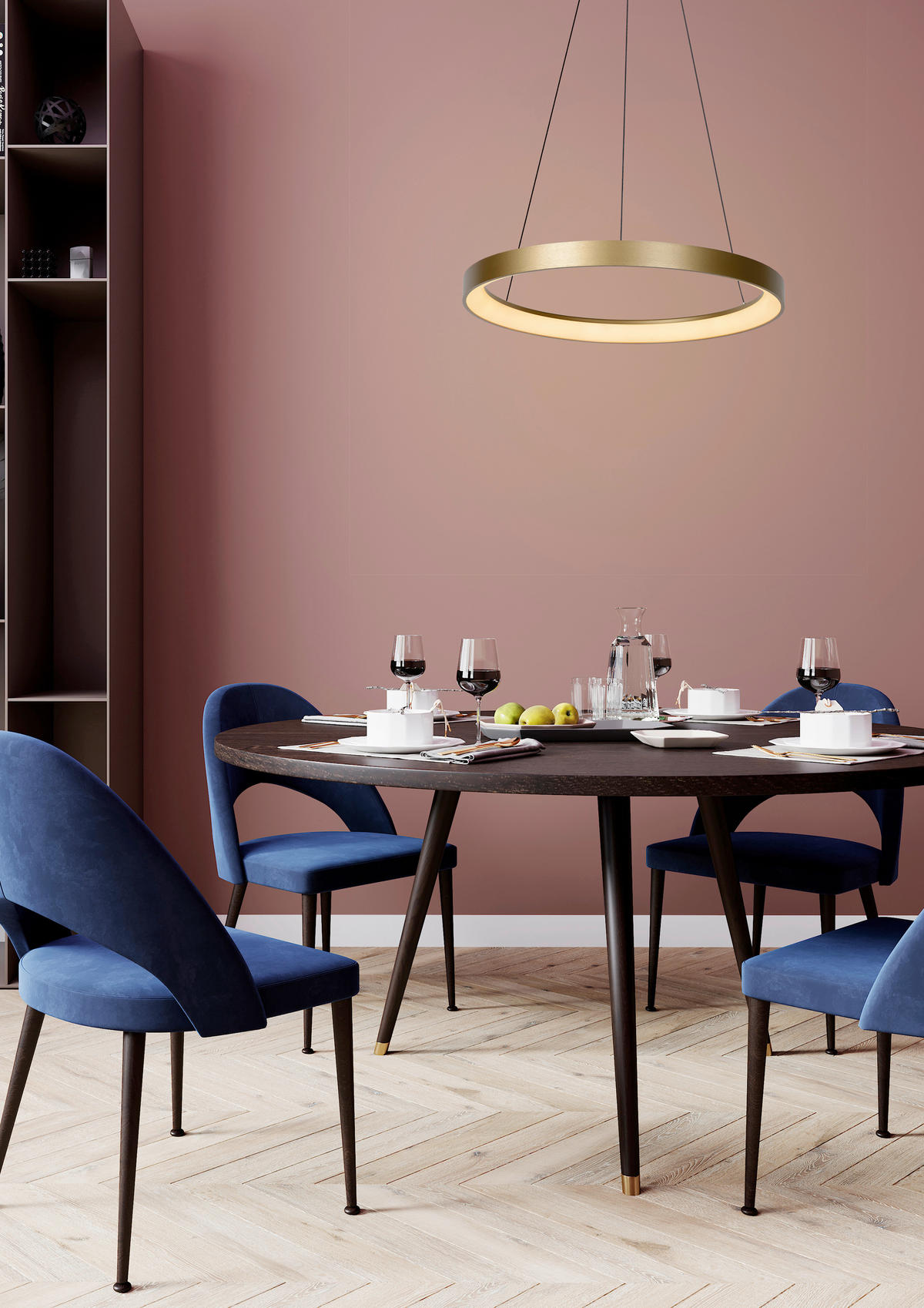 LED-HÄNGELEUCHTE    - Messingfarben/Opal, Design, Kunststoff/Metall (58/150cm) - Lucide