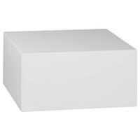 KLUBSKA MIZA, bela  - bela, Moderno, leseni material (60/30/60cm) - MID.YOU