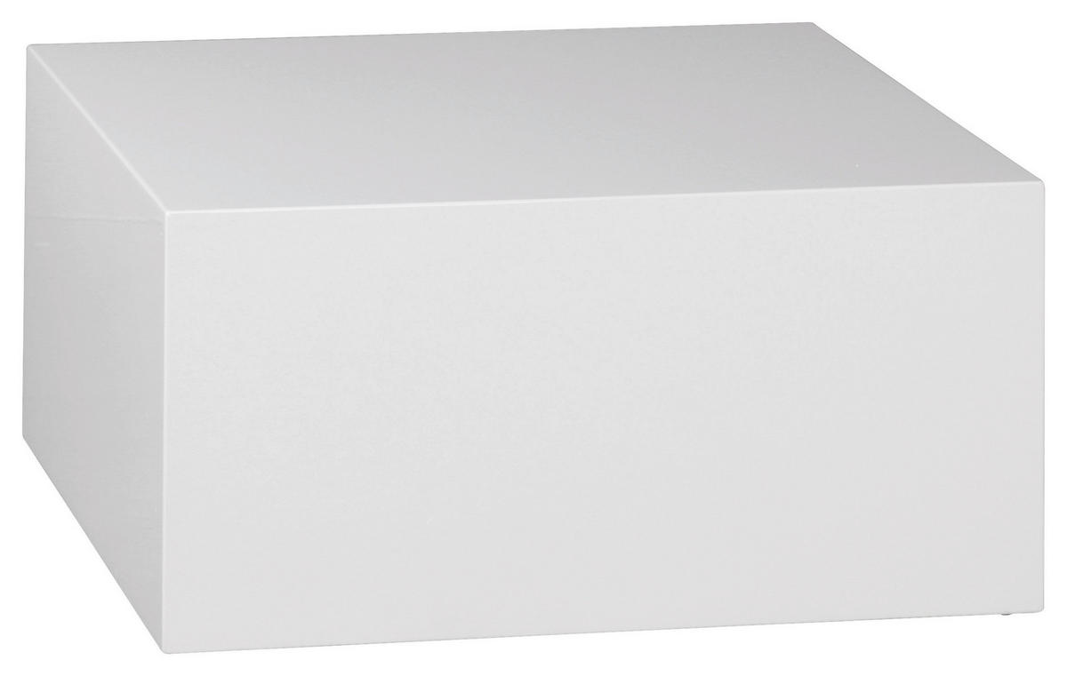 KLUBSKA MIZA, bela  - bela, Moderno, leseni material (60/30/60cm) - MID.YOU