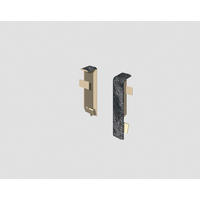 SOCKELLEISTENVERBINDUNGSSTÜCK - Schwarz, KONVENTIONELL, Kunststoff (1.6/1.2/5.9cm) - Egger Holzwerkstoffe